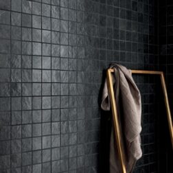 Wandtegel Mosaico Dark Flow 30x30 Zwart