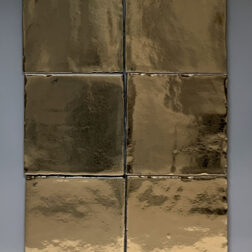 Wandtegel Metallic Gold 13x13 Goud