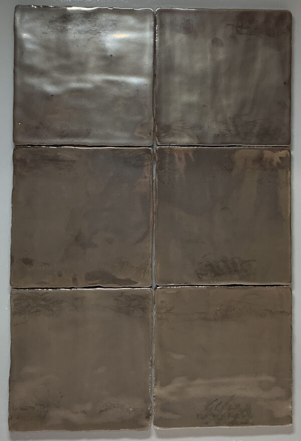 Wandtegel Metallic Silver 13x13 Zilver