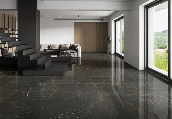 Wandtegel Gold Nero PL 120x120 Zwart