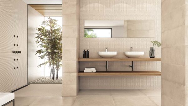 Vloer-/Wandtegel Crema 90x90 Beige