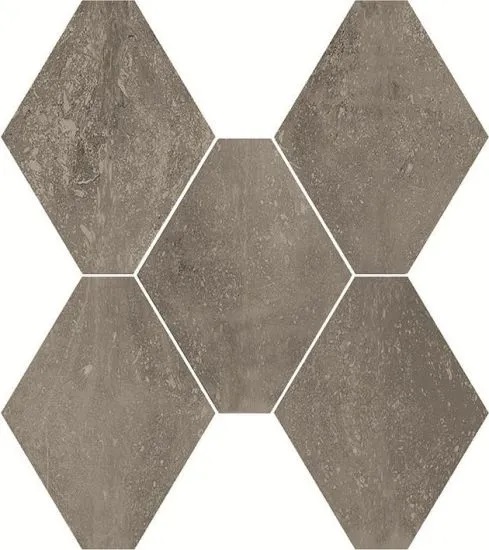 Vloer-/Wandtegel Esagona Titanio 28.5x32 Grijs