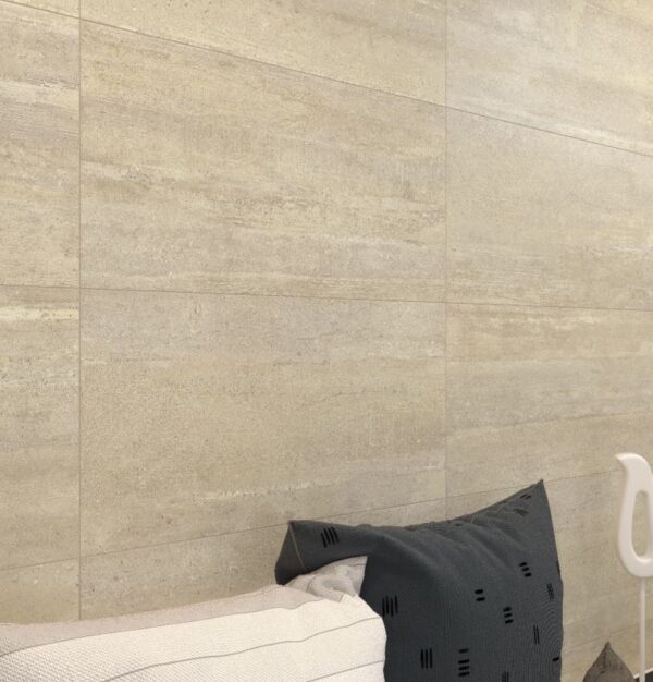 Vloer-/Wandtegel Deck Ivory 40x80 Wit/Beige