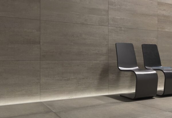 Vloer-/Wandtegel Land Dark Grey 100x100 Grijs/Antraciet