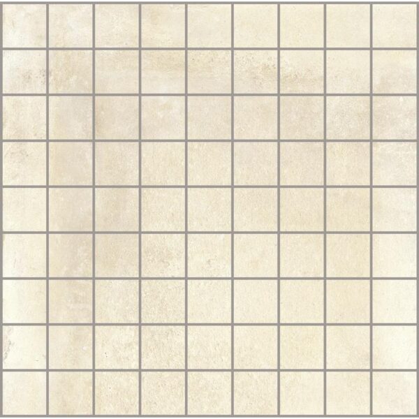 Mozaïektegel Land White 30x30 Wit