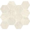 Vloer-/Wandtegel Life Esagona Bianco 26x28 Wit/Beige