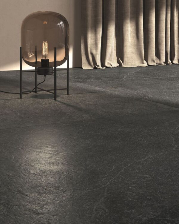 Vloer-/Wandtegel Antica Black 60x60 Zwart