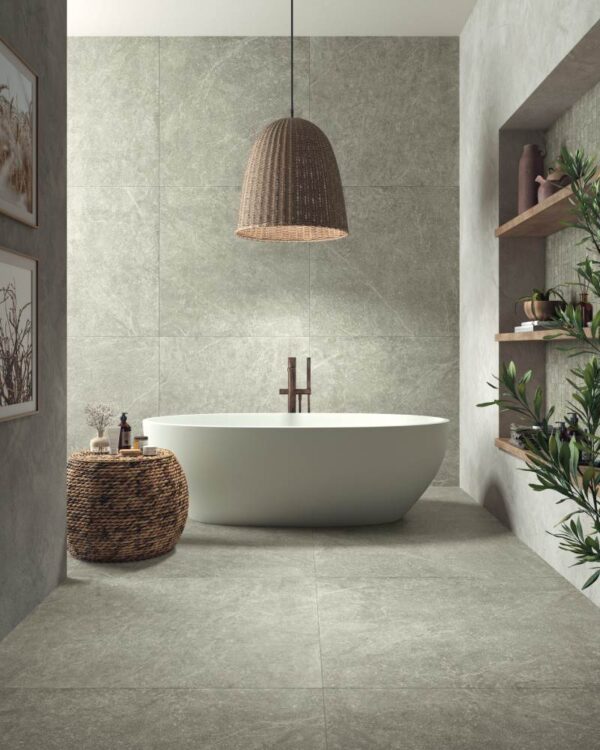 Vloer-/Wandtegel Antica Smoke 60x60 Grijs/Beige