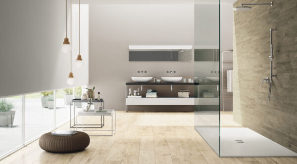 Vloer-/Wandtegel Almonds 20x120 Beige