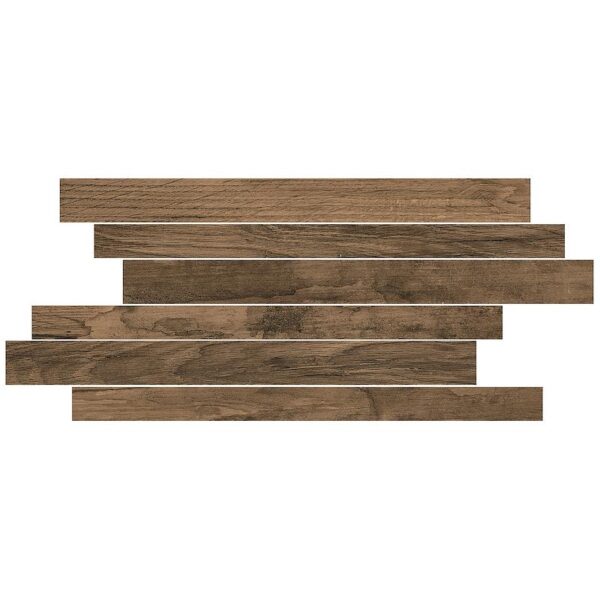 Wandtegel Stick Cherry 20x40 Bruin