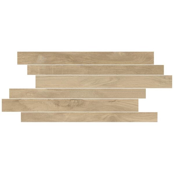 Wandtegel Stick Elm 20x40 Beige/Bruin
