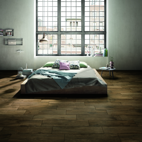 Vloer-/Wandtegel Walnuts 20x120 Bruin