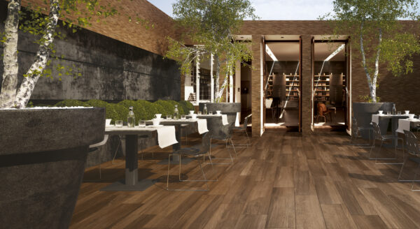 Vloer-/Wandtegel Castor 13x80 Bruin