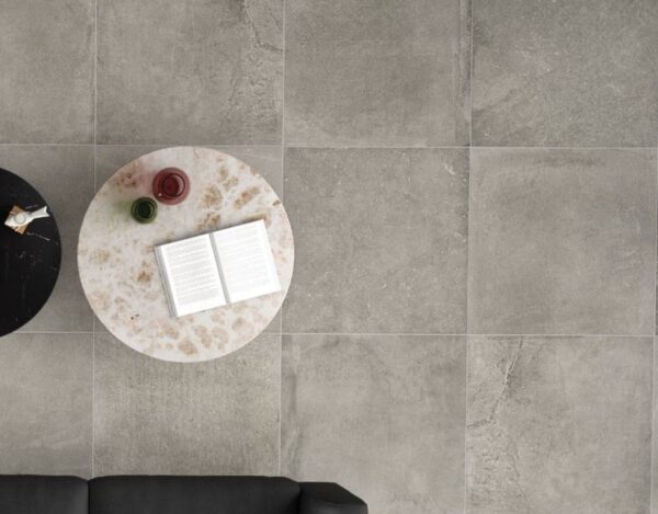 Vloer-/Wandtegel Stein Gris 75x75 Grijs