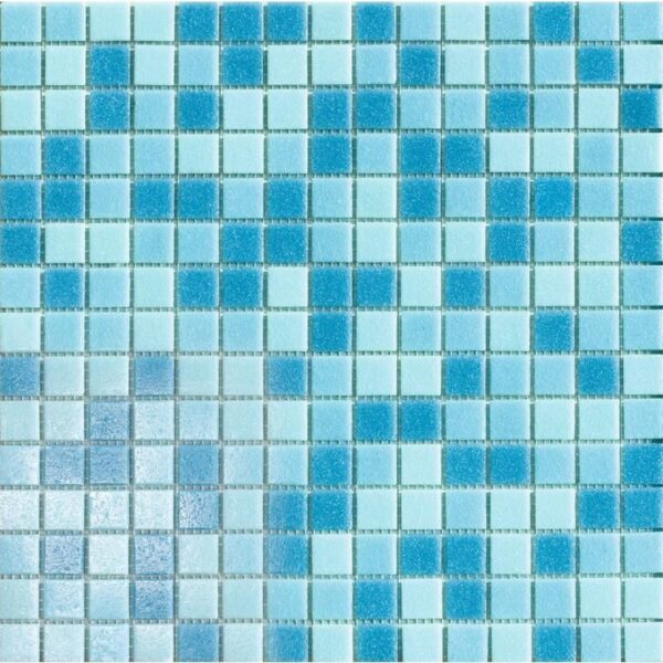 Mozaïektegel Acqua Turchese Mix 2x2