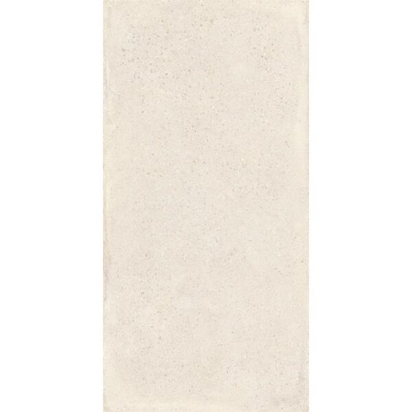 Vloer-/Wandtegel Beton Bianco 60x120 Wit