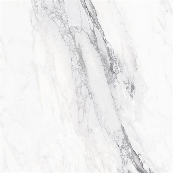 Vloer-/Wandtegel Bernini Glans 120x120 Wit/Grijs