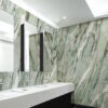 Vloer-/Wandtegel Calacatta Mint Glans 120x270 Groen