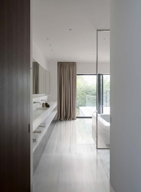 Vloer-/Wandtegel Dolomite Glans 60x120 Wit/Grijs