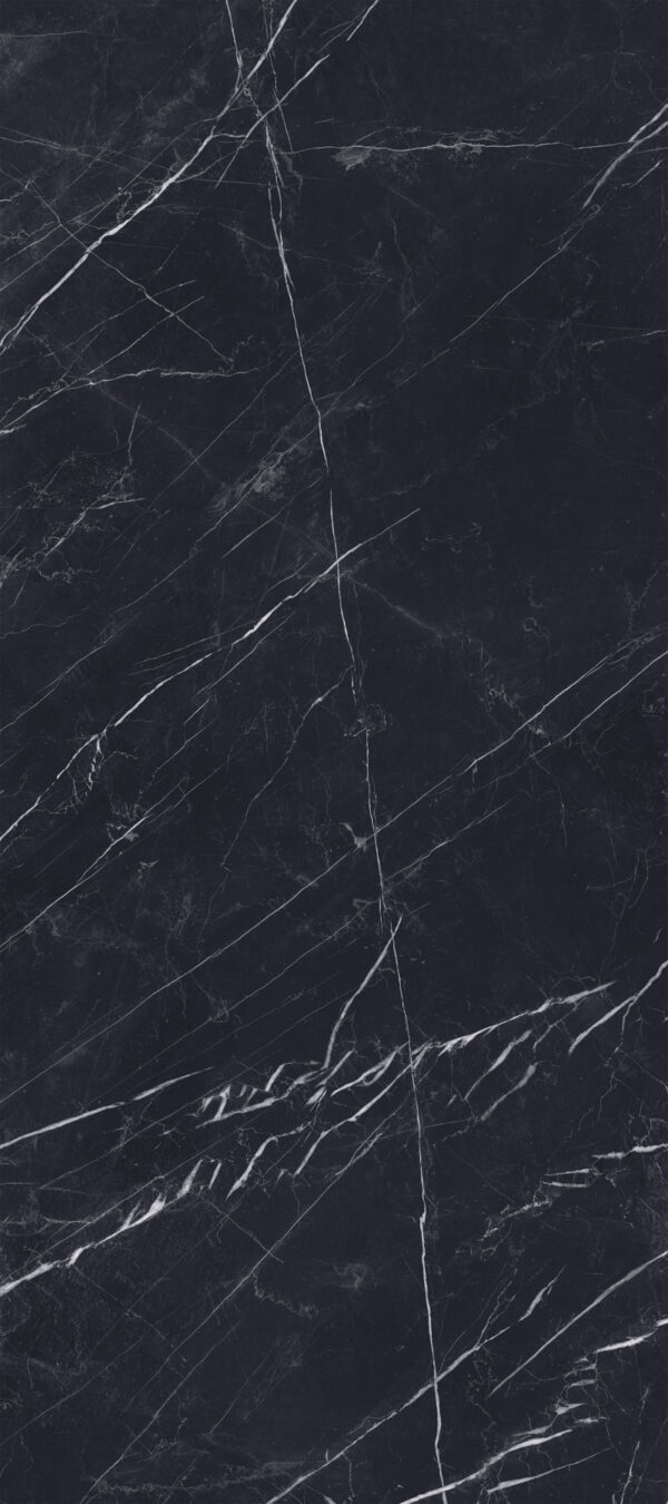Vloer-/Wandtegel Marquina Black Mat 120x270 Zwart
