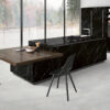 Vloer-/Wandtegel Marquina Black Mat 120x270 Zwart