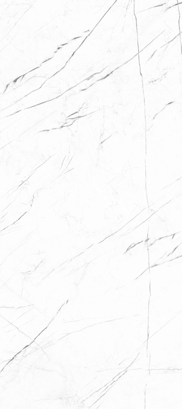 Vloer-/Wandtegel Marquina White Mat 120x270 Wit