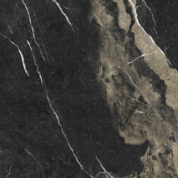 Vloer-/Wandtegel Pierre Black Glans 120x270 Zwart/Beige/Goud