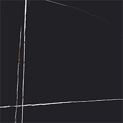 Vloer-/Wandtegel Sahara Noir Black Mat 120x120 Zwart