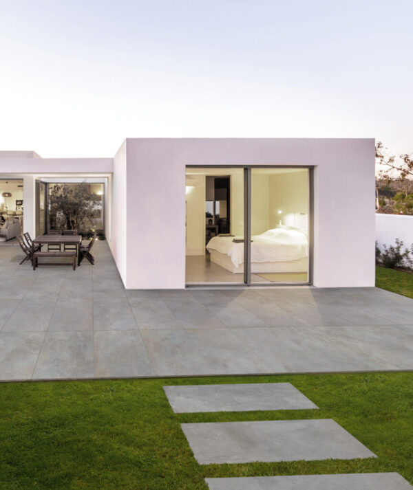 Vloer-/Wandtegel Grey Mat 80x80 Grijs/Beige