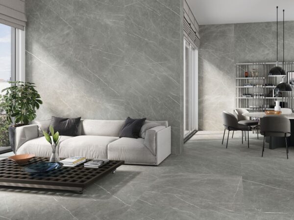 Vloer-/Wandtegel Dark Mat 60x60 Grijs