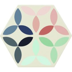 Vloer-/Wandtegel Greta 15x17 Meerkleurig