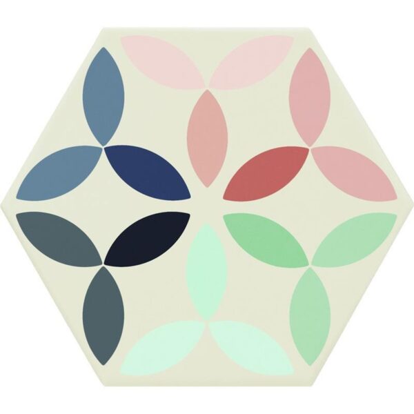 Vloer-/Wandtegel Greta 15x17 Meerkleurig