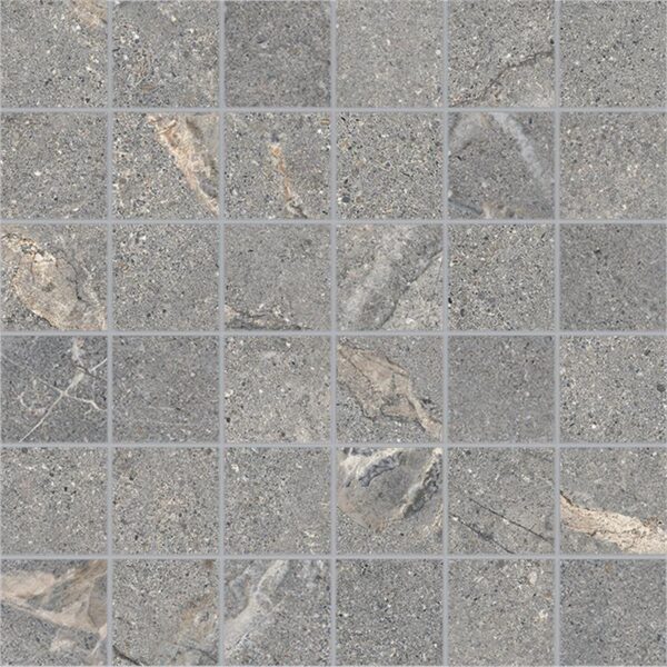 Wandtegel Mosaico Gray 30x30 Grijs