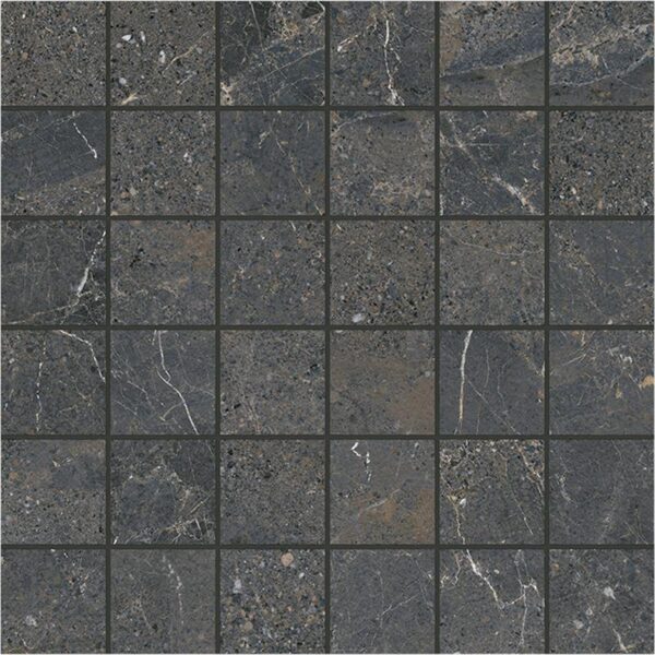 Wandtegel Mosaico Dark 30x30 Antraciet/Zwart