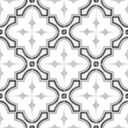 Vloer-/Wandtegel Decor Tie 15x15 Wit/Zwart