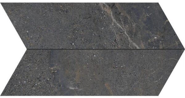 Vloer-/Wandtegel Gramma 72 Dark 49.8x14.5 Antraciet/Zwart