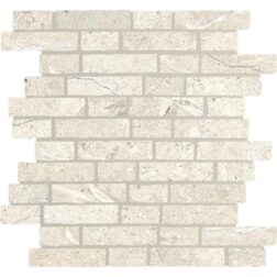 Wandtegel Mosaico Break White Worn 29x31 Wit/Grijs