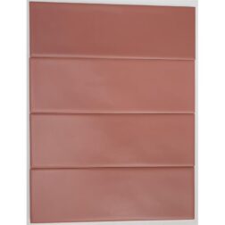 Wandtegel Terracotta 6.5x20 Rood/Bruin