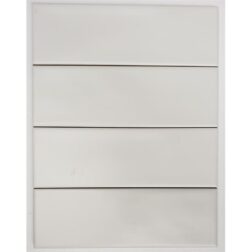 Wandtegel White 6.5x20 Wit