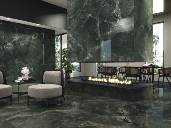 Wandtegel Manaos Green 120x260 Groen