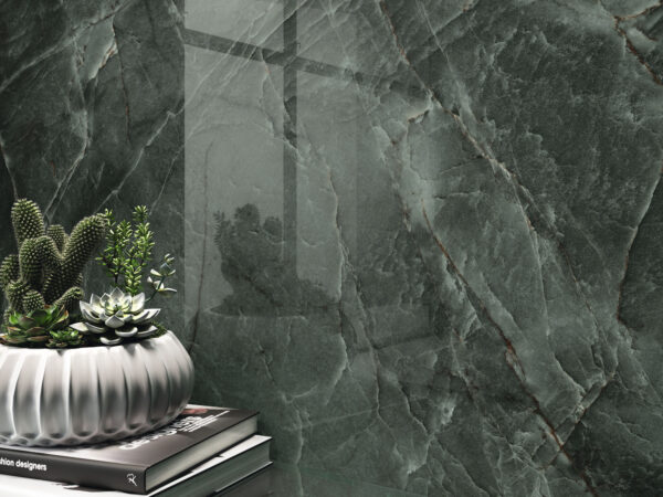 Wandtegel Manaos Green 120x260 Groen