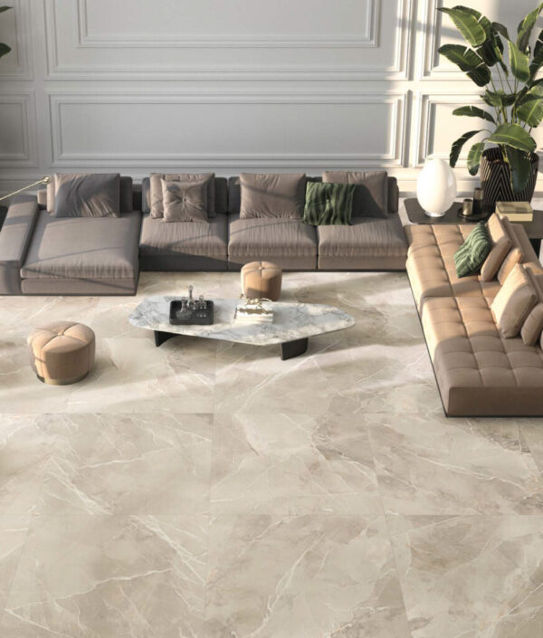 Vloer-/Wandtegel Roar Mat 120x120 Beige