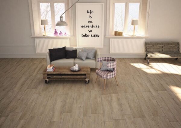 Vloer-/Wandtegel Decapé Miele 20x122 Beige