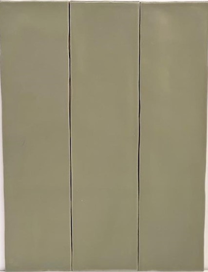 Wandtegel Olive Mat 7.5x30 Groen